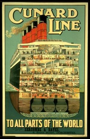 Cunard Line To All Parts of the World