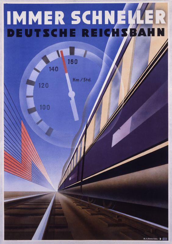 Immer Schneller, Deutsche Reichsbahn [Always Faster. German State Railroad]